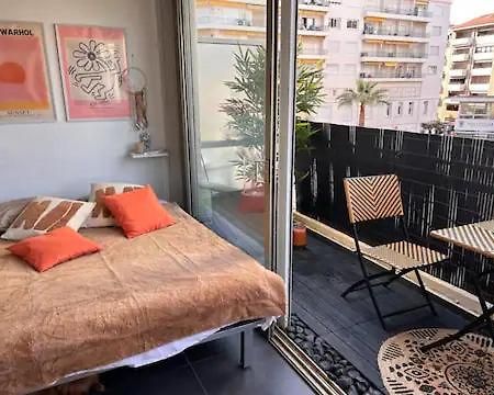 Elegant T2 Clim & Balcon - Plein Centre Cannes Luaran gambar